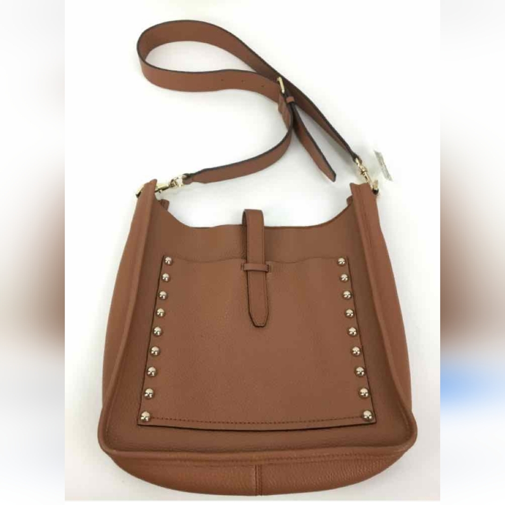 Rebecca Minkoff Brown Studded Crossbody Bag - Picture 2 of 16